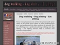 Dog walking - Dog sitting - Cat sitting - un service professionnel de promenade pour chien, de garde pour chien et visites à domicile